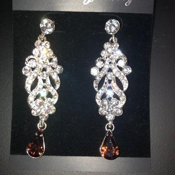 Prom/Pageant/Bridal Earrings - Picture 1 of 2